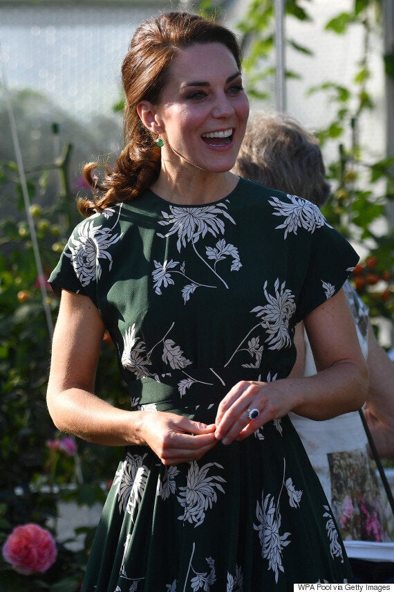 Kate middleton 2025 green dress chelsea