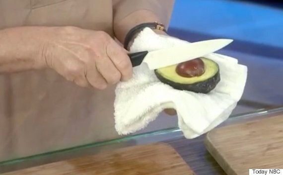 Martha Stewart shows you how to avoid getting a lacerated 'avocado hand