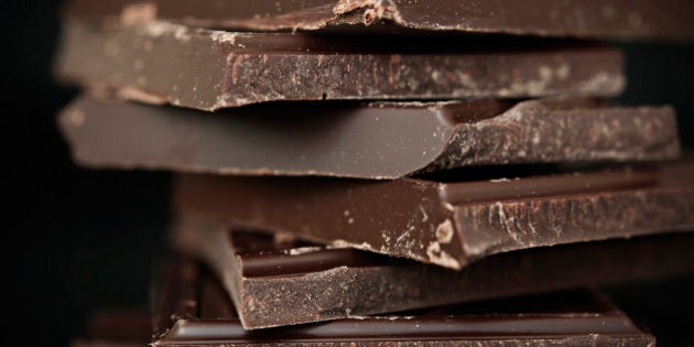 Chocolate Bars Close up