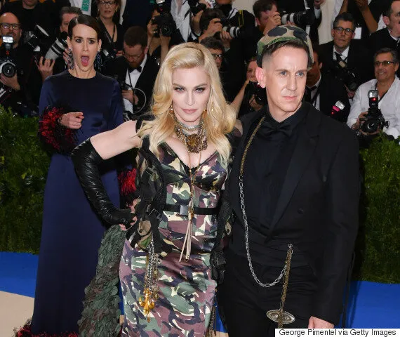 Sarah Paulson Reacts to Madonna at Met Gala - Sarah Paulson, Madonna Met  Gala 2017