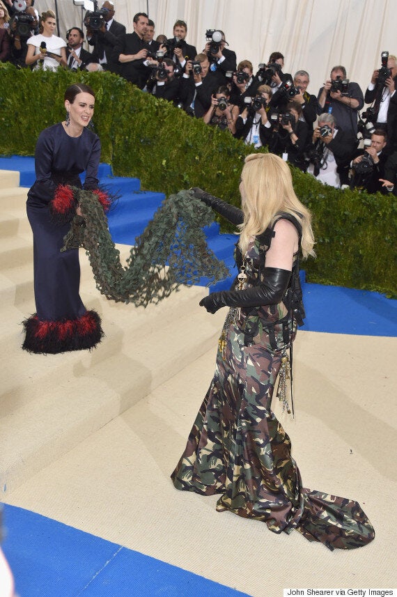 Sarah Paulson absolutely lost her mind when she saw Madonna at the Met Gala