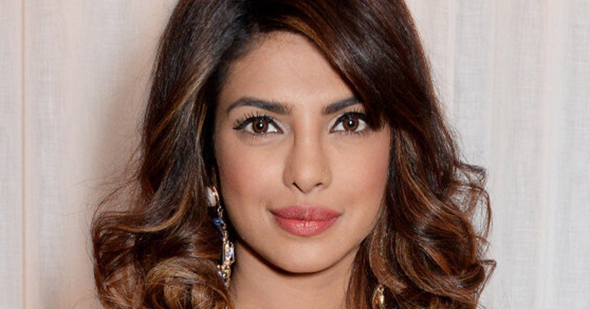 Priyanka Chopra Looks Gorgeous In Sexy Satin Bustier Dress Photos Huffpost Style 3921