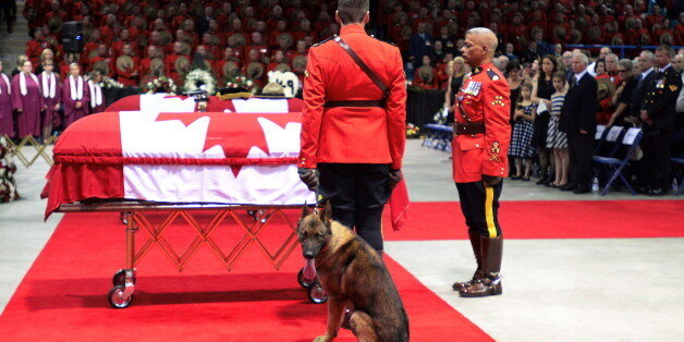 Fallen Mountie Dave Ross' Dog Danny Says Final Goodbye | HuffPost News