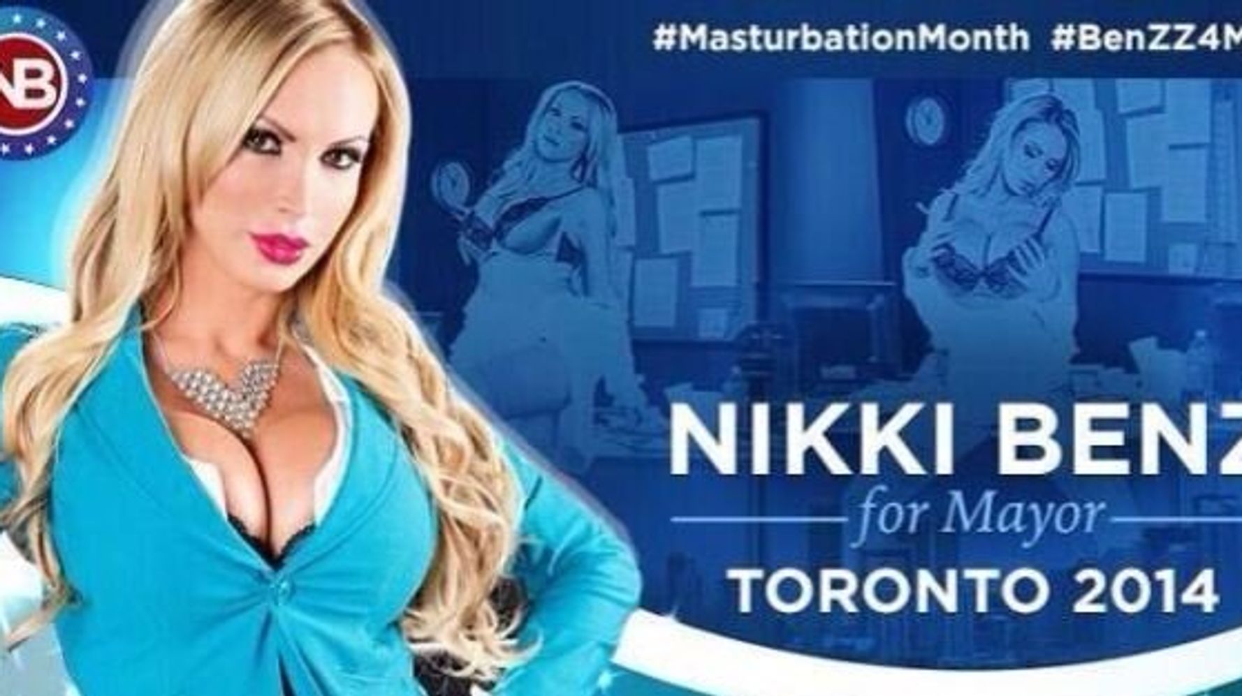 Nikki Benz For Mayor TorontoBorn Porn Star Poised To Go Up Against