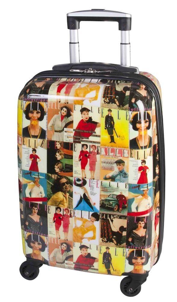Case Study: ELLE Printed Spinner Suitcase