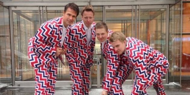 Norway's curlers and their incredible Winter Olympic trousers