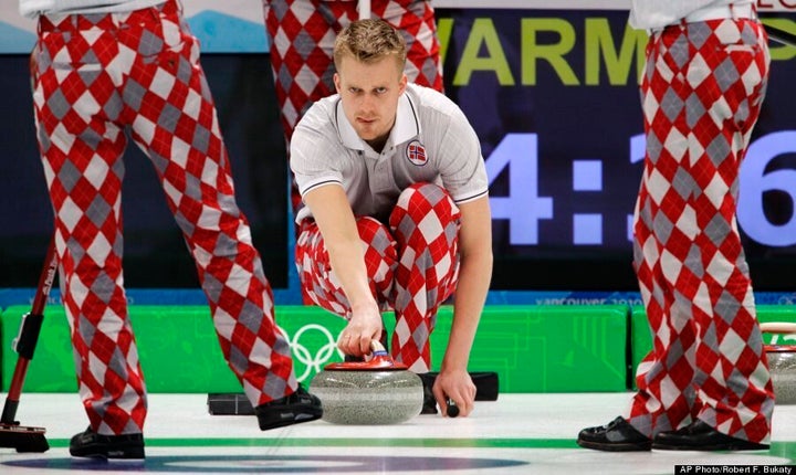 Norway's curlers and their incredible Winter Olympic trousers