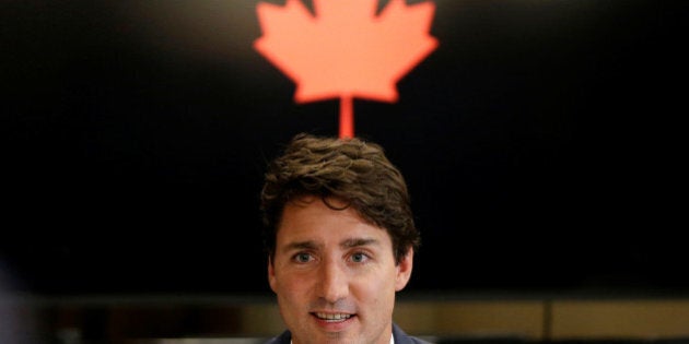 Canada's Prime Minister Justin Trudeau speaks during a meeting with members of the China Entrepreneur Club with at Willson House in Chelsea, Quebec, Canada, October 18, 2016. REUTERS/Chris Wattie