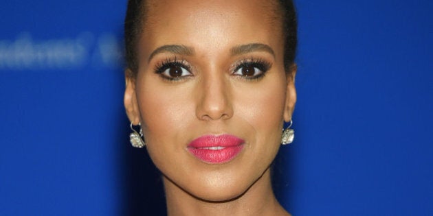 Kerry Washington attends the White House Correspondents' Association Dinner at the Washington Hilton Hotel, Saturday, April 30, 2016, in Washington. (Photo by Evan Agostini/Invision/AP)