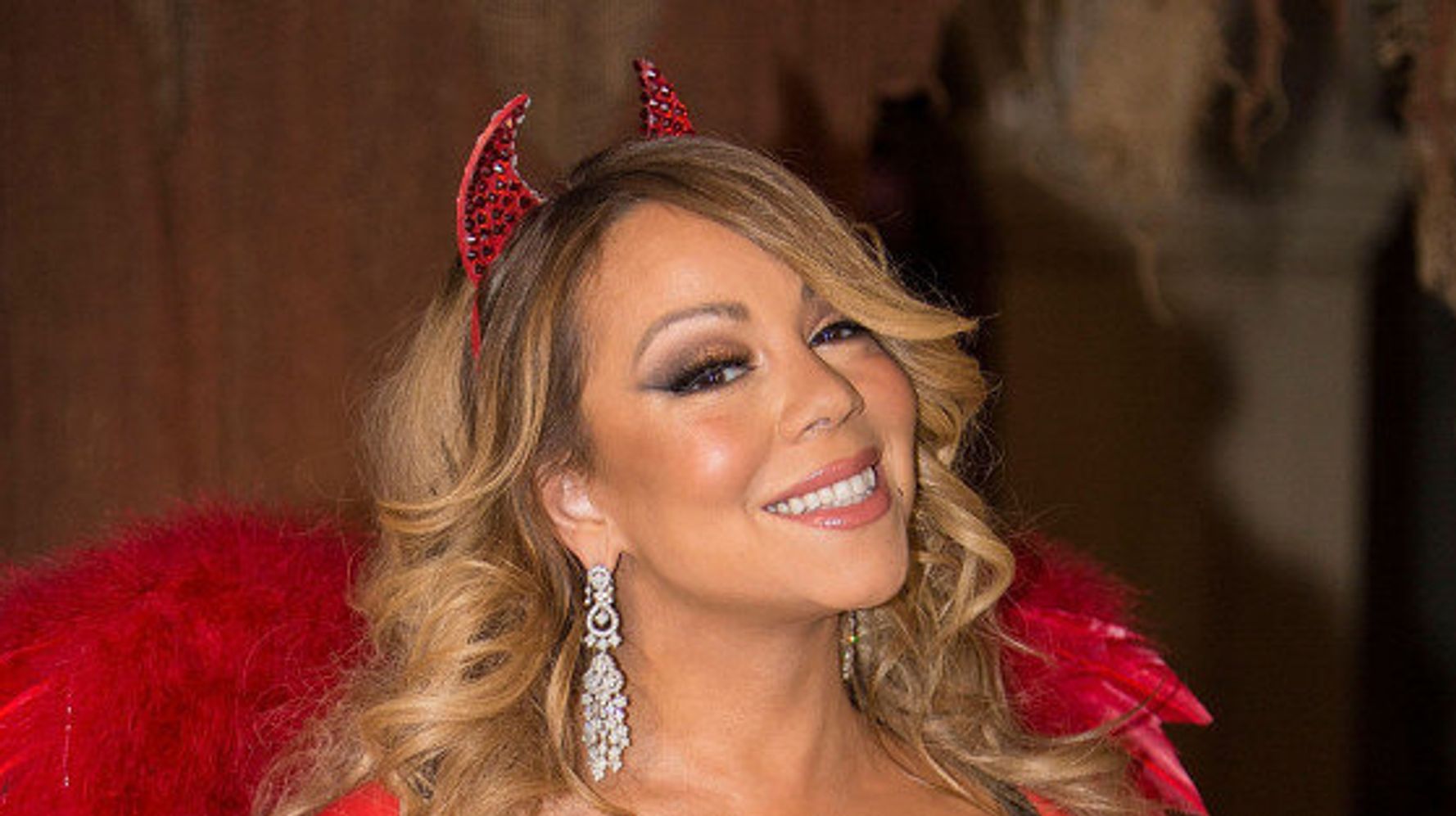Mariah Carey Dressed Up As A Devil For Halloween Party With Ex Nick