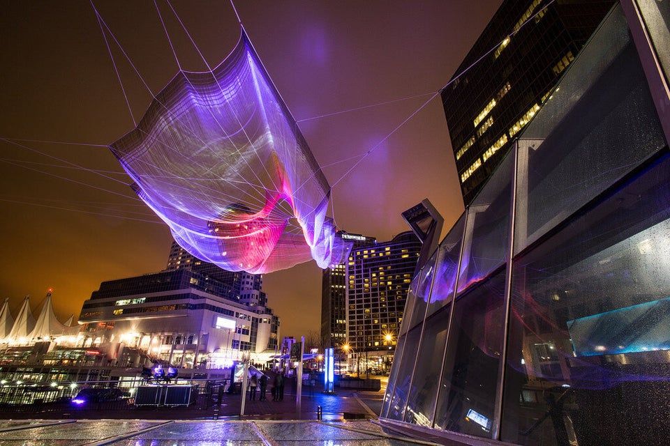 TED Vancouver Echelman Sculpture Lights Up (PHOTOS) HuffPost