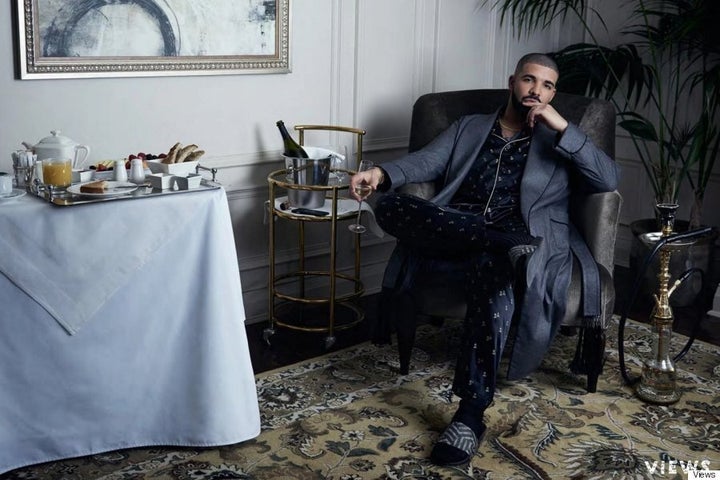 drake louis vuitton robe