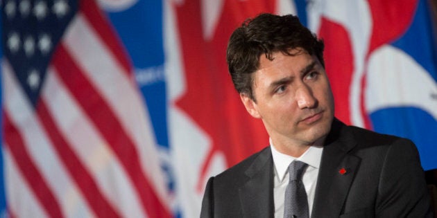 WASHINGTON, DC - MARCH 31: Canadian Prime Minister Justin Trudeau listens to a question at the U.S. Chamber of Commerce, March 31, 2016 in Washington, DC. Trudeau participated in a panel conversation titled 'Growing Canada's economy and the North American relationship.' (Photo by Drew Angerer/Getty Images)