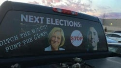 Anti-Trudeau Truck Sign Might Be 'Offensive' But It's Legal: