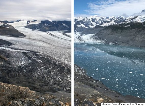 World's Glaciers Melt Away In Dramatic Before-And-After Photos ...