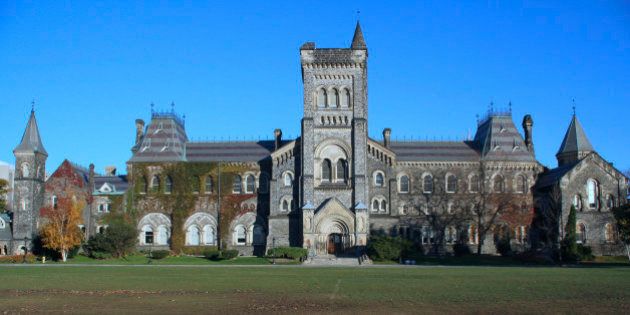 'The main building of University College, building, built 1853, considered one of North America's finest buildings in the Norman style of architecture.(I work near the University of Toronto, and have many other photos available, including 8mp file sizes.)'