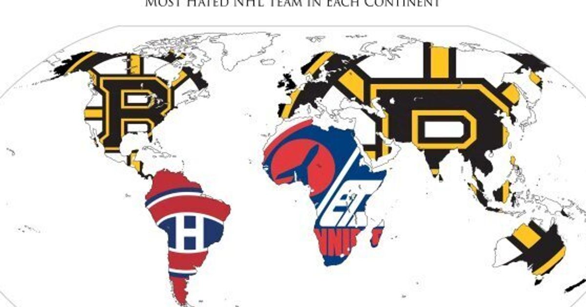 MAP: the Most Popular NHL Team in Every State