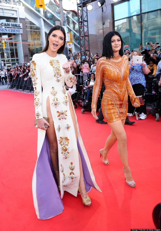 Kendall And Kylie Jenner Mmva 2014 Sisters Go Glam For Much