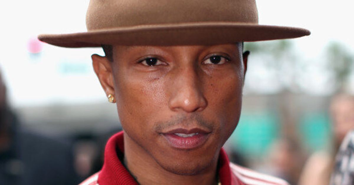 Pharrell Williams' Grammys 2014 Hat Makes Him Look Like A Mountie ...