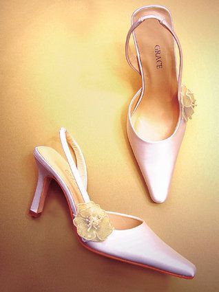 White Grace Rosa Bridal Shoes