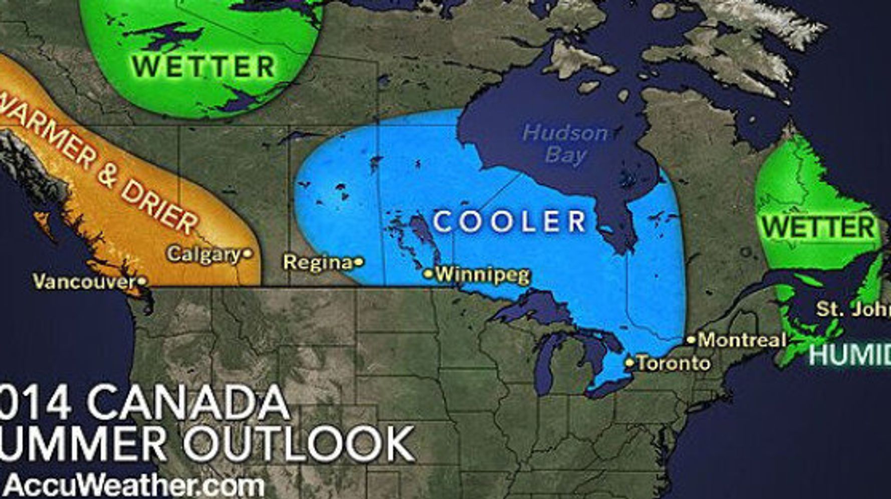 Summer Weather Forecast For Canada Sees Cool Months Ahead HuffPost News
