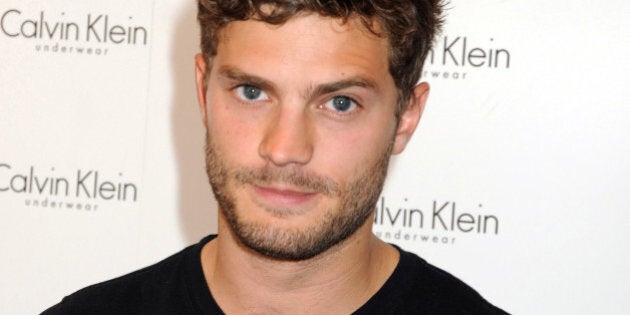 LONDON, ENGLAND - SEPTEMBER 05: Jamie Dornan attends the '9 Countries, 9 men, 1 Winner' Calvin Klein Photocall at House of Fraser, Oxford Street on September 5, 2009 in London, England. (Photo by Dave M. Benett/Getty Images)