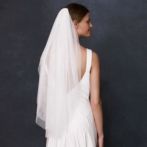 Bouquet Length Veil