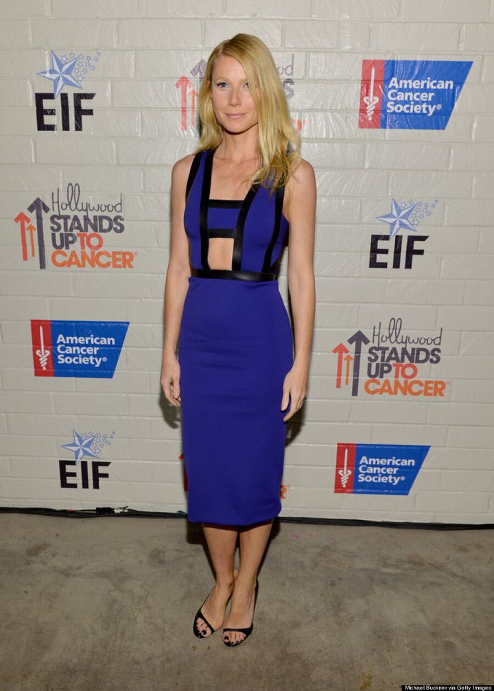 Gwyneth Paltrow Flashes Some Skin In Sexy Cutout Dress Photos Huffpost Style 
