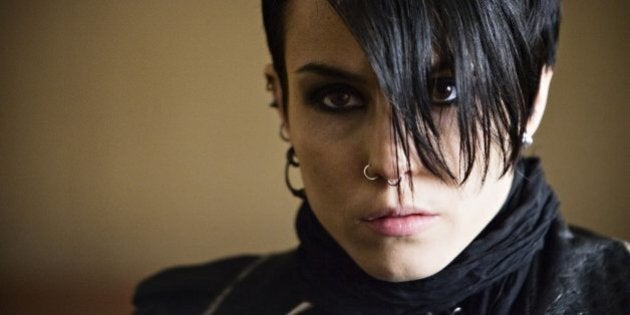 noomi rapace girl with the dragon tattoo mohawk