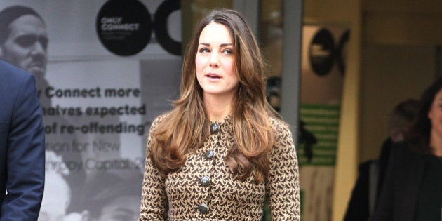 LONDON, UNITED KINGDOM - NOVEMBER 19: Catherine, Duchess of Cambridge visits the Only Connect and ex-offenders projects on November 19, 2013 in London, England. (Photo by Fred Duval/FilmMagic)