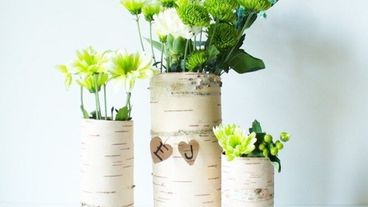 Vases from Recycled Materials