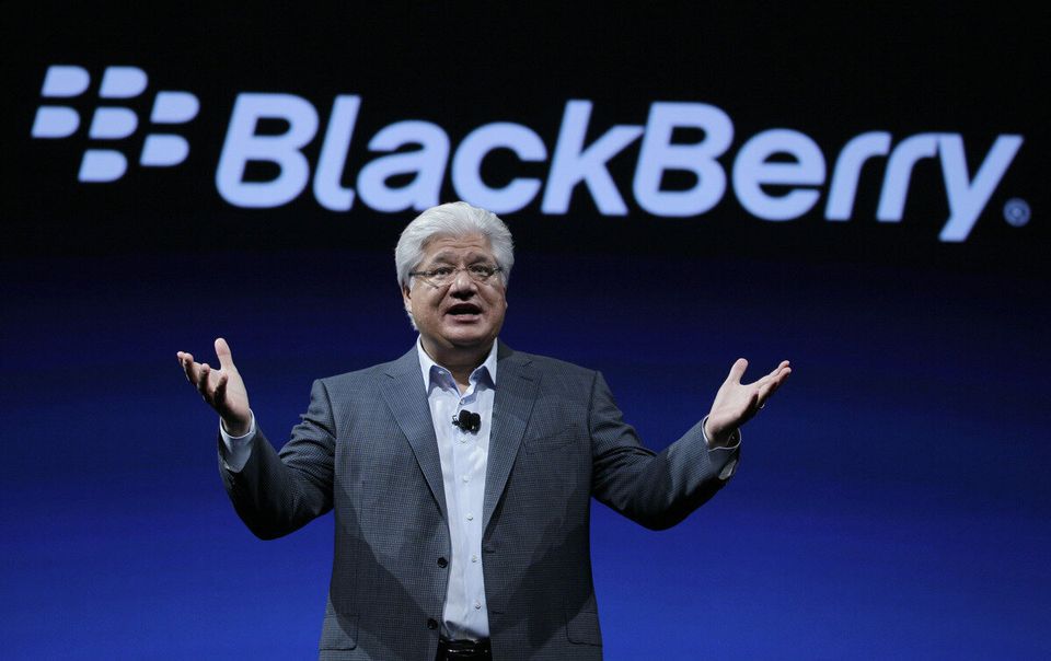 10. Mike Lazaridis, Co-founder of Blackberry