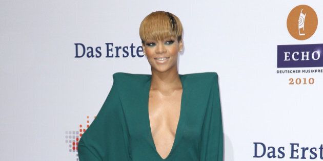 BERLIN - MARCH 04: Rihanna arrives at the Echo award 2010 at Messe Berlin on March 4, 2010 in Berlin, Germany. (Photo by Andreas Rentz/Getty Images)