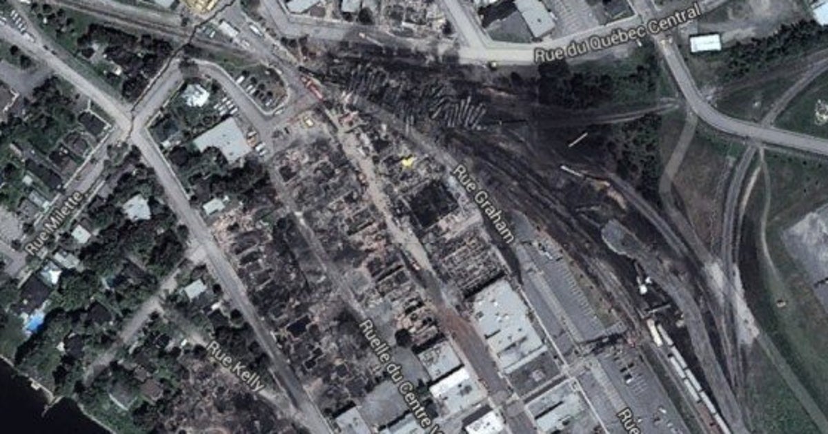 Google Maps Captures LacMegantic Devastation; Residents Call It