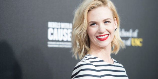 HOLLYWOOD, CA - MARCH 20: Actress January Jones attends the 2nd Annual Rebel With A Cause Gala hosted at the Paramount Studios on March 20, 2014 in Hollywood, California. (Photo by Jennifer Lourie/FilmMagic)