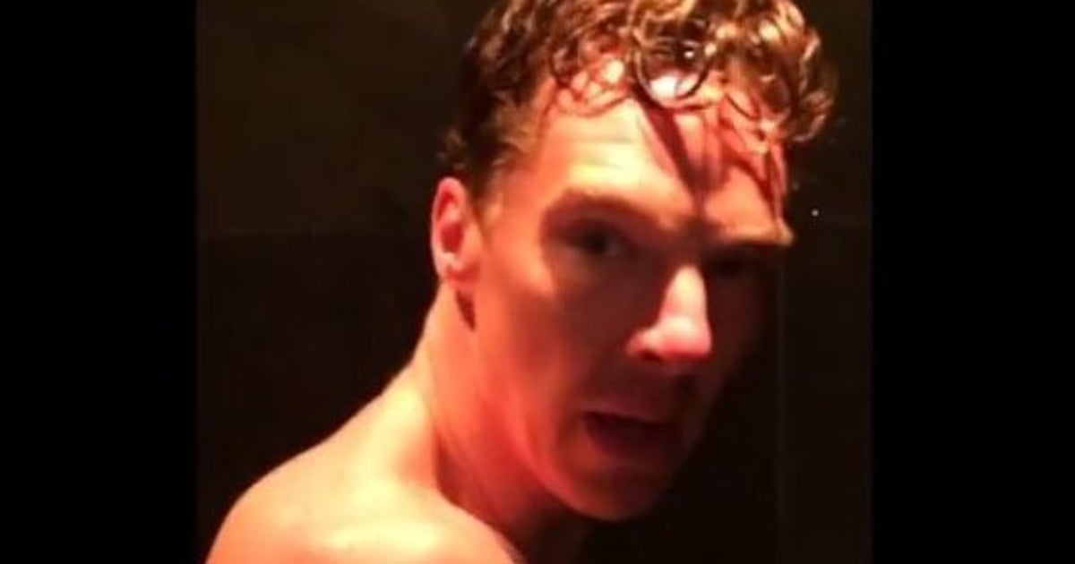 Benedict Cumberbatch Strips Down In The Shower For ALS Ice Bucket
