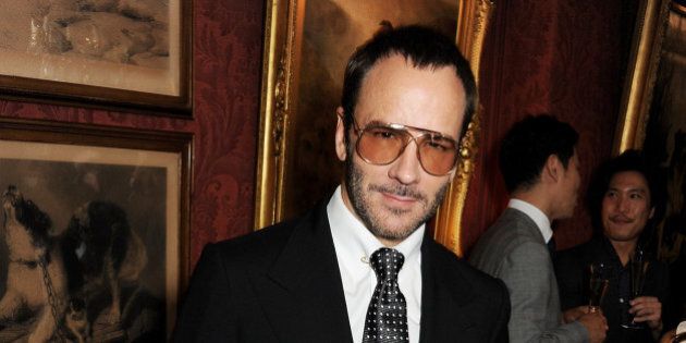 LONDON, ENGLAND - JUNE 18: (EMBARGOED FOR PUBLICATION IN UK TABLOID NEWSPAPERS UNTIL 48 HOURS AFTER CREATE DATE AND TIME. MANDATORY CREDIT PHOTO BY DAVE M. BENETT/GETTY IMAGES REQUIRED) Tom Ford attends the TOM FORD Mens Grooming Collection launch at Mark's Club on June 18, 2013 in London, England. (Photo by Dave M. Benett/Getty Images)