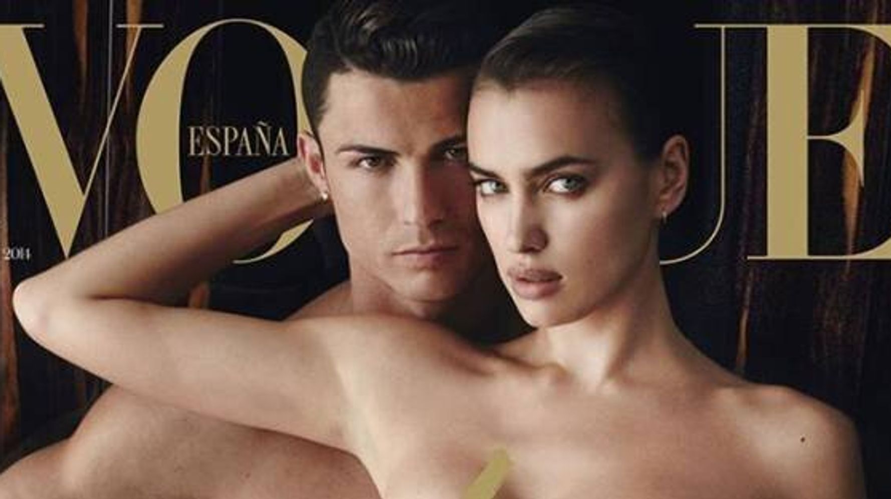 Cristiano Ronaldo Is Naked On Spanish Vogue Cover With Irina Shayk (PHOTOS)  | HuffPost Style