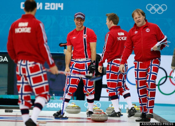 Norway's Crazy Olympic Curling Pants Are Back and Better Than Ever