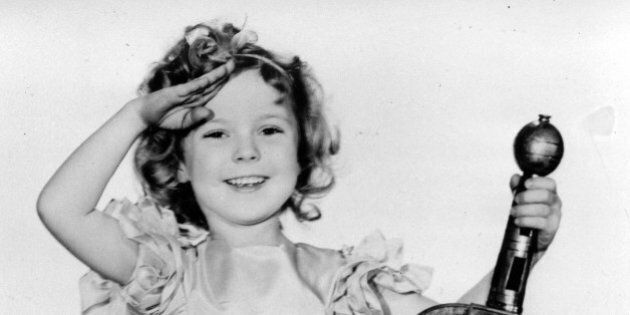 FILE - In this 1933 file photo, child actress Shirley Temple is seen in her role as