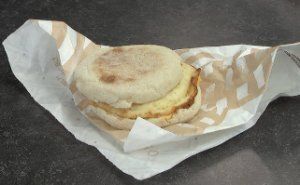 Tim Hortons English Muffin With Egg And Cheese
