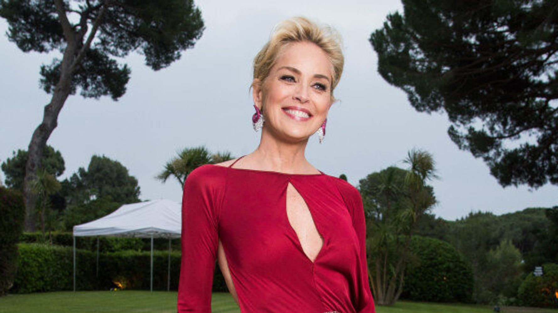 Sharon Stone Ditches Bra At Cannes 2014 AmfAR Charity Event (PHOTOS ...