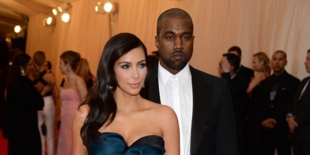 Kim Kardashian, left, and Kanye West attend The Metropolitan Museum of Art's Costume Institute benefit gala celebrating