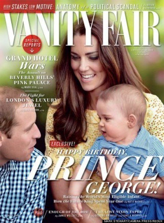 Prince George Birthday Vanity Fair Cover Celebrates One Year Of The Royal Huffpost Life
