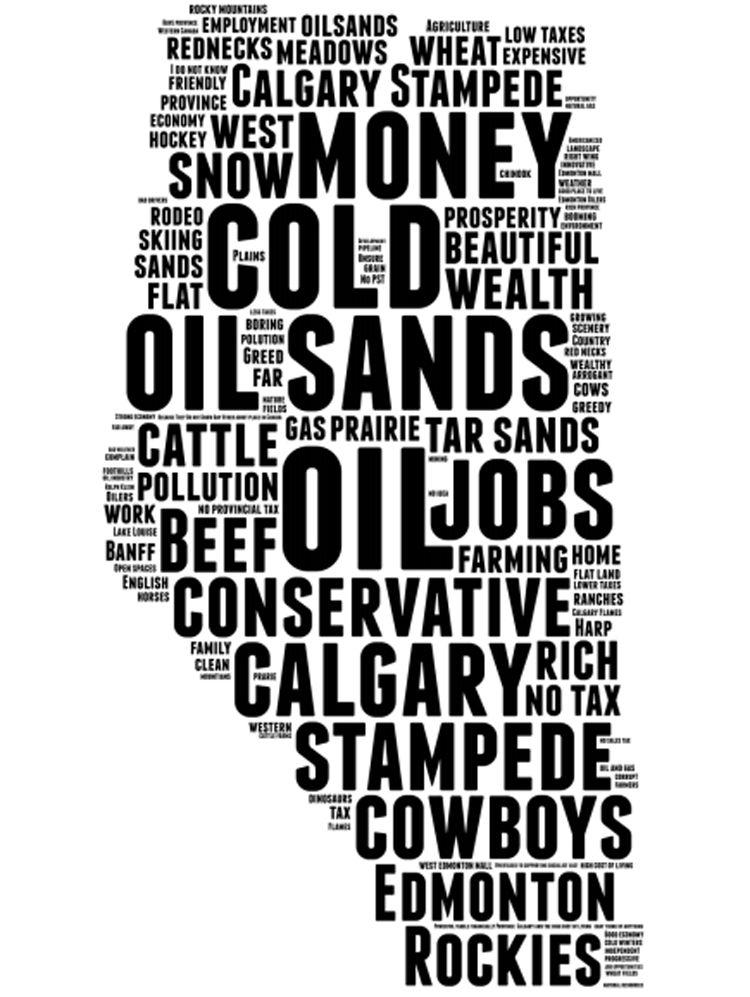 Words Canadians Associate With Alberta The Most