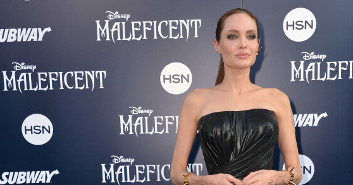 Angelina Jolie Is Perfectly Wicked In Leather At 'Maleficent' Premiere |  HuffPost Style