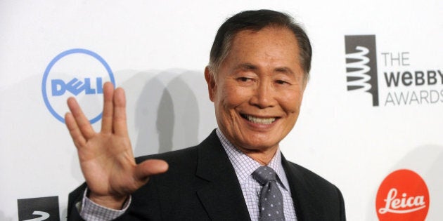 NEW YORK, NY - MAY 19: Actor George Takei attends 18th Annual Webby Awards on May 19, 2014 in New York, United States. (Photo by Brad Barket/Getty Images)