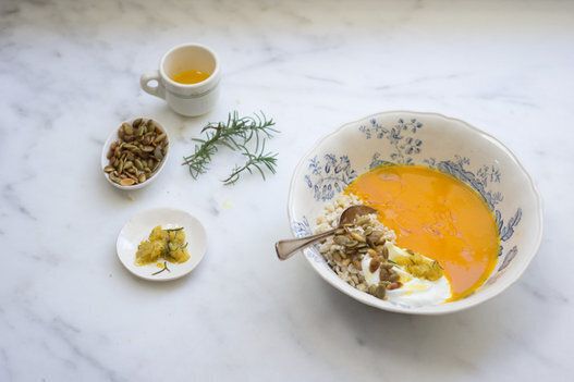 Monday: Pumpkin Soup And Rice Recipe