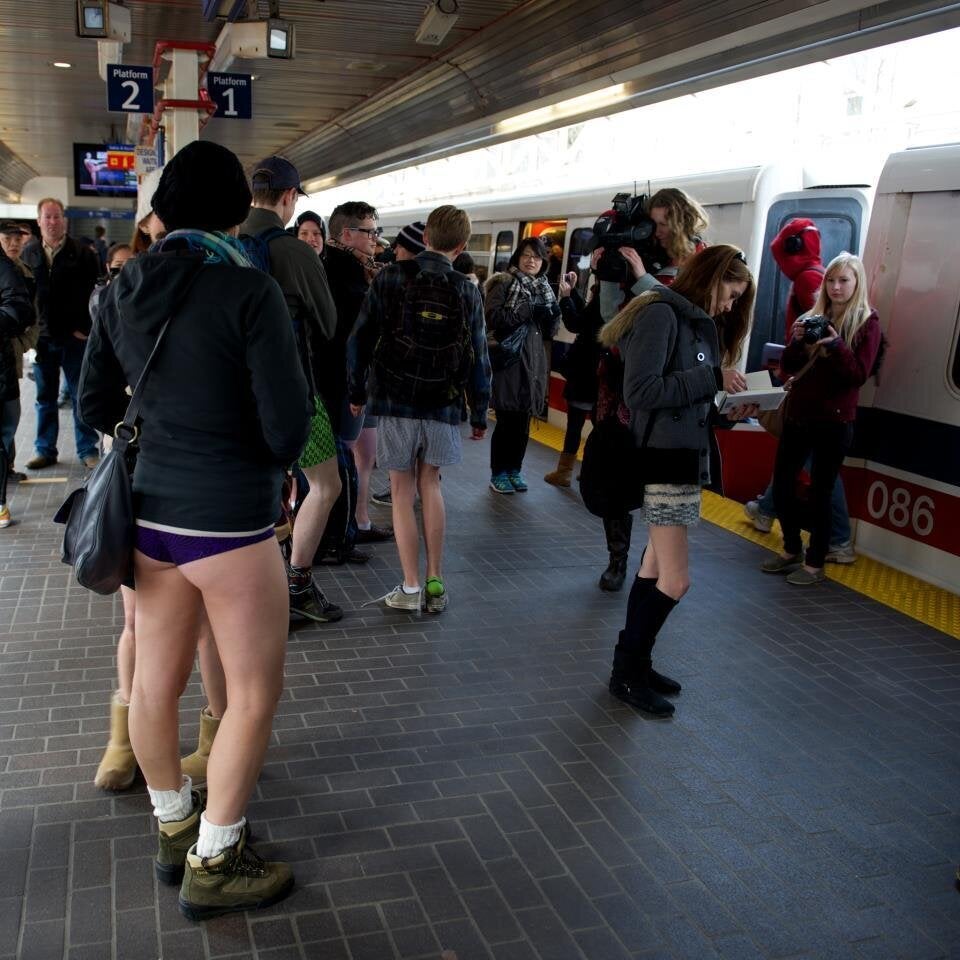 No Pants Skytrain Ride