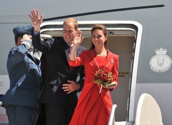 The Royals Leave Canada